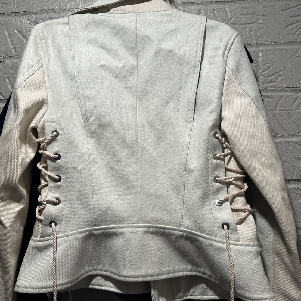 Dion Lee Shrunken Trench Jacket Size 4 - Picture 11 of 16
